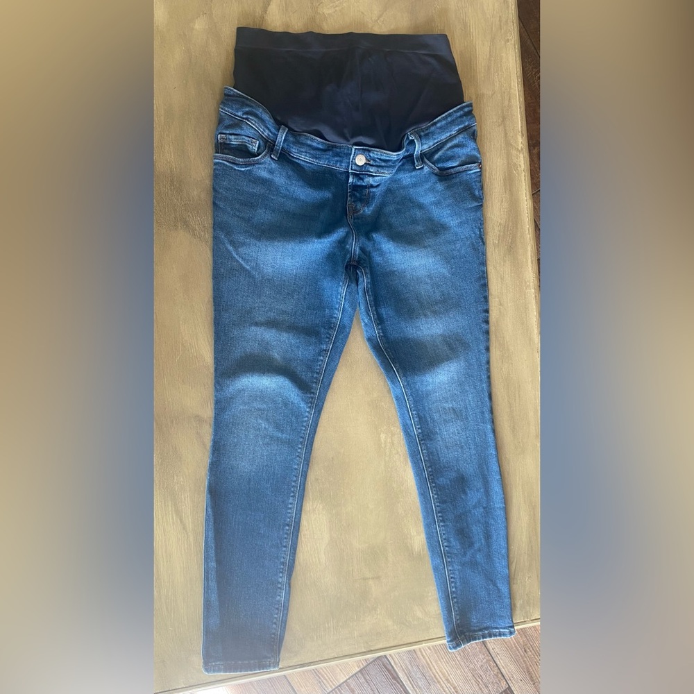 Old Navy Blue Skinny Jeans with Faded Wash